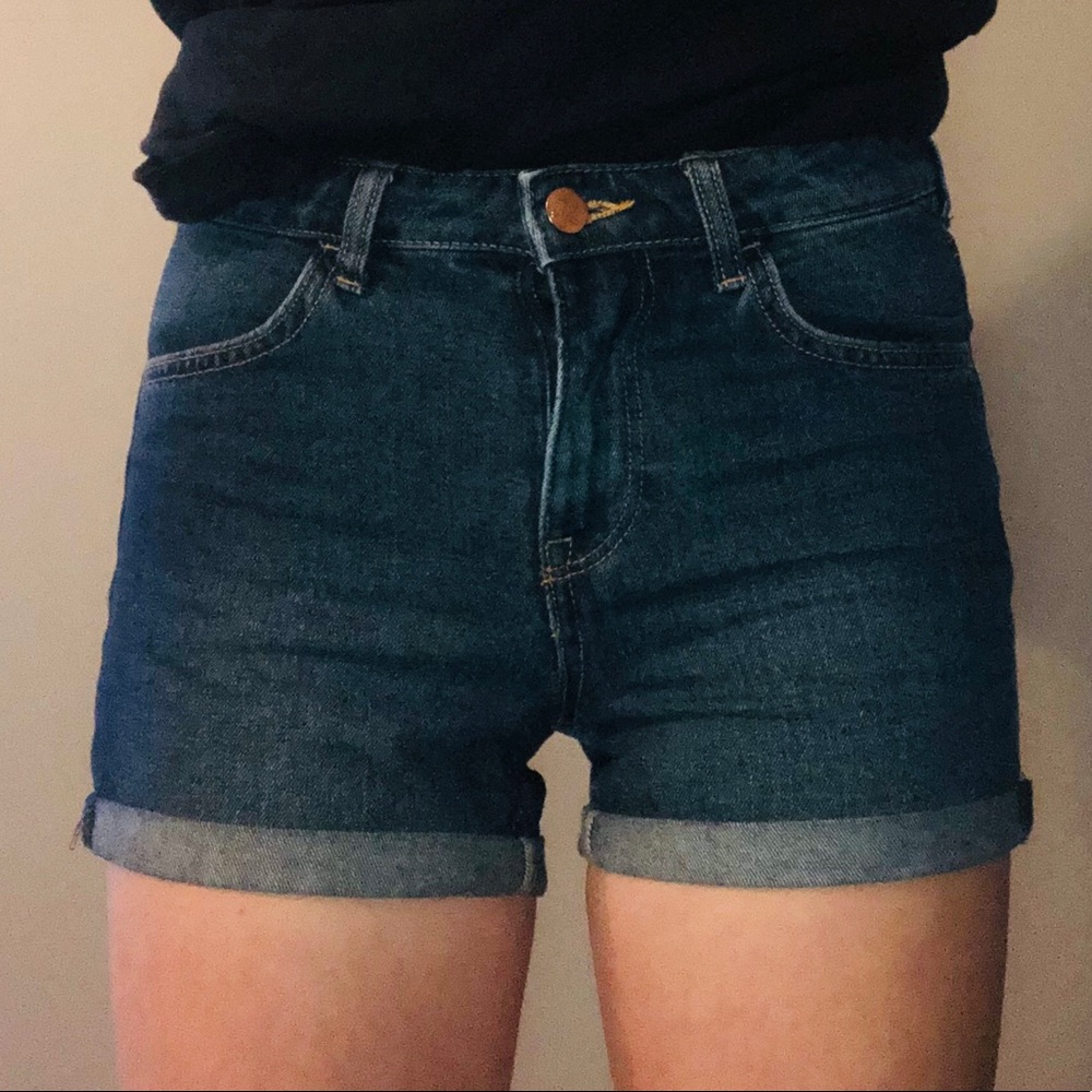 Blue Denim Jean Shorts